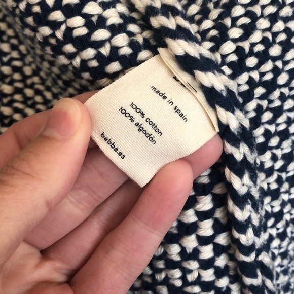 Babaa Blue and White Cardigan - Picture 4 of 6